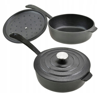 Klasická panvica Krisberg, 24 cm, liatinová